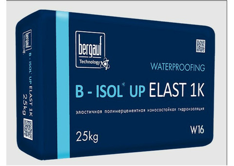 Гидроизоляция полимерцементная Bergauf B - Isol Up Elast 1K 25 кг