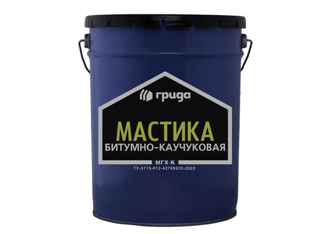 Мастика битумно-каучуковая Грида МГХ-К 21 кг