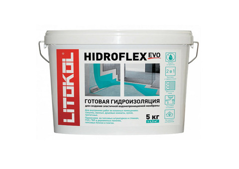 Мастика гидроизоляционная однокомпонентная Litokol Hidroflex 5 кг