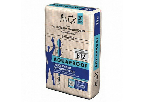 Гидроизоляционная смесь Alinex Aquaproof 25 кг