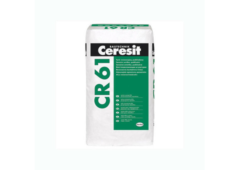 Гидрофильная Ceresit CR 61 санирующая штукатурка 25 кг