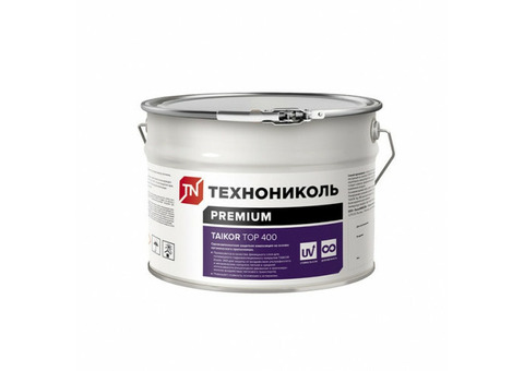 Однокомпонентная полиуретановая финишная композиция Технониколь Premium Taikor Top 400 белая 10 кг