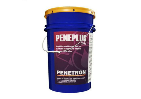 Смесь сухая Пенетрон Пенеплаг для мгновенной ликвидации напорных течей 25 кг