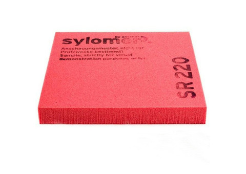 Виброизолирующий эластомер Sylomer SR 220 красный 1200х1500х12,5 мм