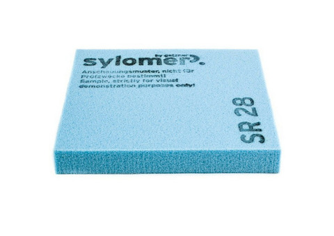 Виброизолирующий эластомер Sylomer SR 28 синий 1200х1500х12,5 мм