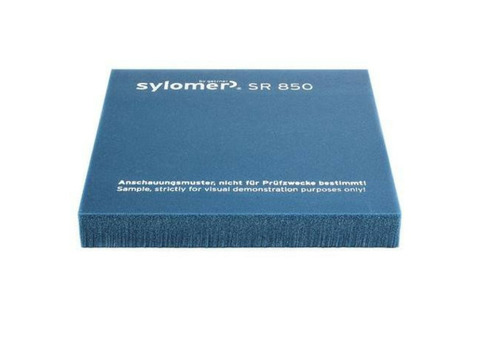 Виброизолирующий эластомер Sylomer SR 850 бирюзовый 1200х1500х12,5 мм
