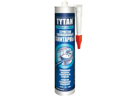 Герметик силиконовый Tytan Euro-Line санитарный бесцветный 290 мл