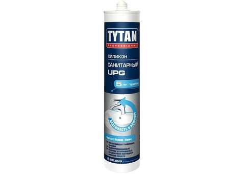 Tytan Professional UPG 310 мл, Герметик силиконовый санитарный (бесцветный)