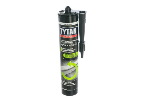 Tytan Professional герметик битумно-каучуковый для кровли, черный 310 мл