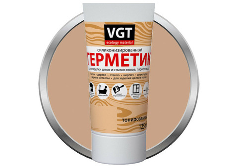 Герметик силиконизированный VGT береза 0,16 л