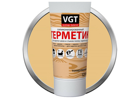 Герметик силиконизированный VGT сосна 0,16 л
