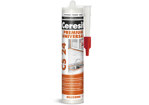 Герметик силиконовый Ceresit CS 24 универсальный белый 280 мл