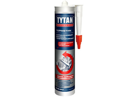 Герметик силиконовый Tytan Professional высокотемпературный красный 280 мл