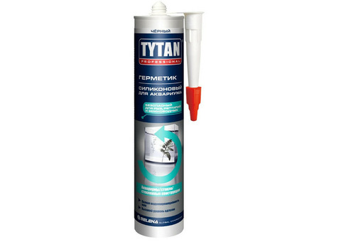 Герметик силиконовый Tytan Professional для аквариума черный 310 мл