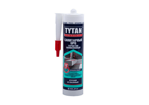 Герметик Tytan Professional силиконовый санитарный UPG прозрачный 280 мл