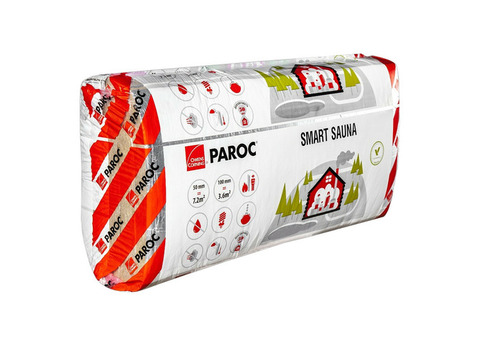Базальтовая вата Paroc Smart Sauna 1200х600х50 мм 10 плит в упаковке