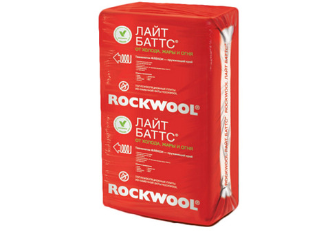 Базальтовая вата Rockwool Лайт Баттс 1000х600х50 мм 10 плит в упаковке