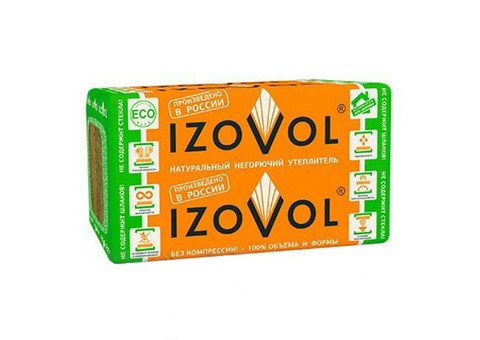 Утеплитель Izovol Л-35 1200х600х100 мм