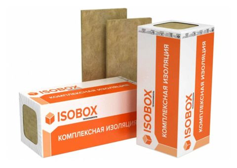 Плита минераловатная Технониколь Isobox РУФ Н 1200х600х130 мм 2 шт