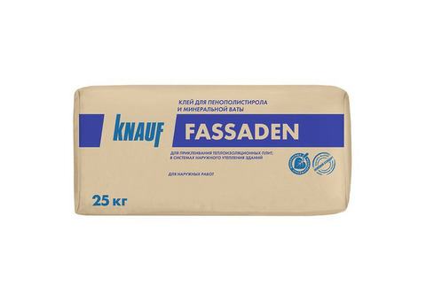 Клей для теплоизоляции Knauf Фассаден 25 кг
