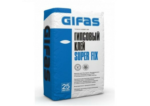Клей гипсовый GIFAS Super Fix 25 кг