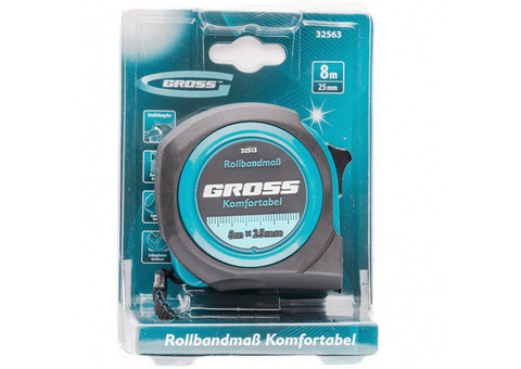 Рулетка Gross Komfortabel 32563 8 м 25 мм