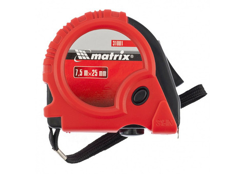 Рулетка измерительная Matrix Rubber 31001 7,5м