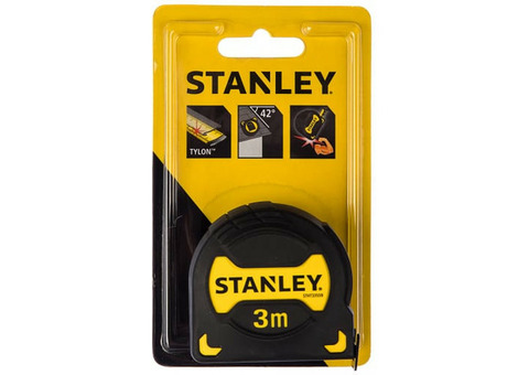 Рулетка измерительная Stanley Tylon Grip Tape STHT0-33559 3 м 19 мм