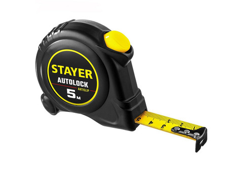 Рулетка с автостопом Stayer 2-34126-05-19_z02 AutoLock 5 м