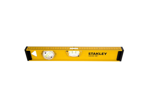 Уровень алюминиевый Stanley I-Beam180 1-42-919 2 ампулы 400 мм