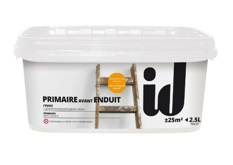 Грунтовка с песком ID Primaire Avant Enduit 2,5 л