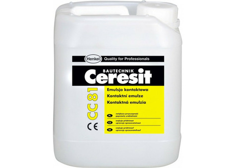 Добавка для цементных растворов и бетонов Ceresit CC 81 адгезионная 10 л