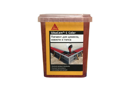 Краситель SikaCem-1 Color красный 1 кг