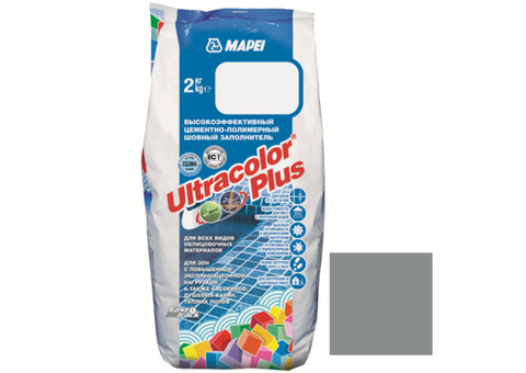 Затирка Mapei Ultracolor Plus 112 серая 2 кг