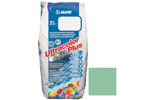 Затирка Mapei Ultracolor Plus 181 Нефрит 2 кг