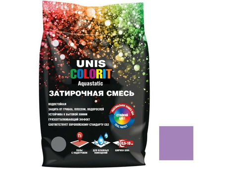 Затирка для швов Unis Colorit Аметист 2 кг