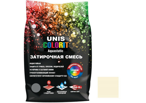 Затирка для швов Unis Colorit ваниль 2 кг