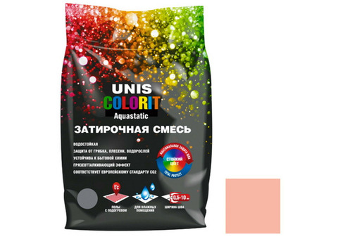 Затирка для швов Unis Colorit Коралл 2 кг