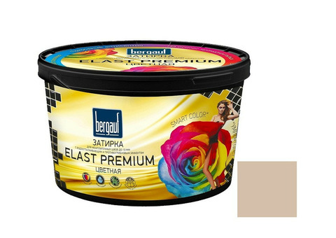 Затирка цементная Bergauf Elast Premium Багама 2 кг