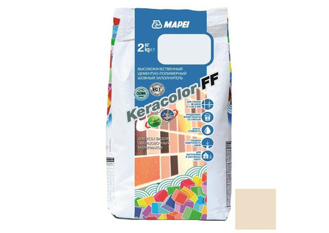 Затирка цементная Mapei Keracolor FF №130 жасмин 2 кг