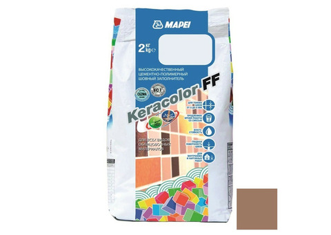 Затирка цементная Mapei Keracolor FF №142 коричневая 2 кг