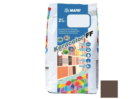 Затирка цементная Mapei Keracolor FF №144 шоколад 2 кг