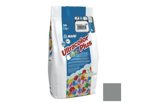 Затирка цементная Mapei Ultracolor Plus №112 серая 5 кг