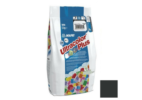 Затирка цементная Mapei Ultracolor Plus №120 черная 5 кг