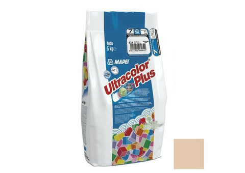 Затирка цементная Mapei Ultracolor Plus №132 бежевая 5 кг