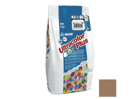 Затирка цементная Mapei Ultracolor Plus №142 коричневая 5 кг