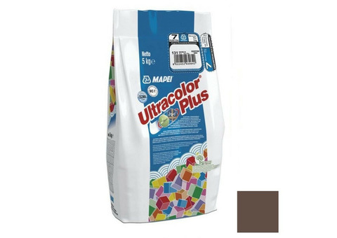 Затирка цементная Mapei Ultracolor Plus №144 шоколад 5 кг