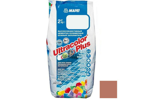 Затирка цементная Mapei Ultracolor Plus №145 охра 2 кг