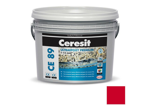 Затирка эпоксидная Ceresit СЕ 89 Ultraepoxy Premium №838 Ruby Red 2,5 кг