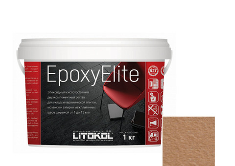 Затирка эпоксидная для швов Litokol Epoxyelite E.11 лесной орех 1 кг